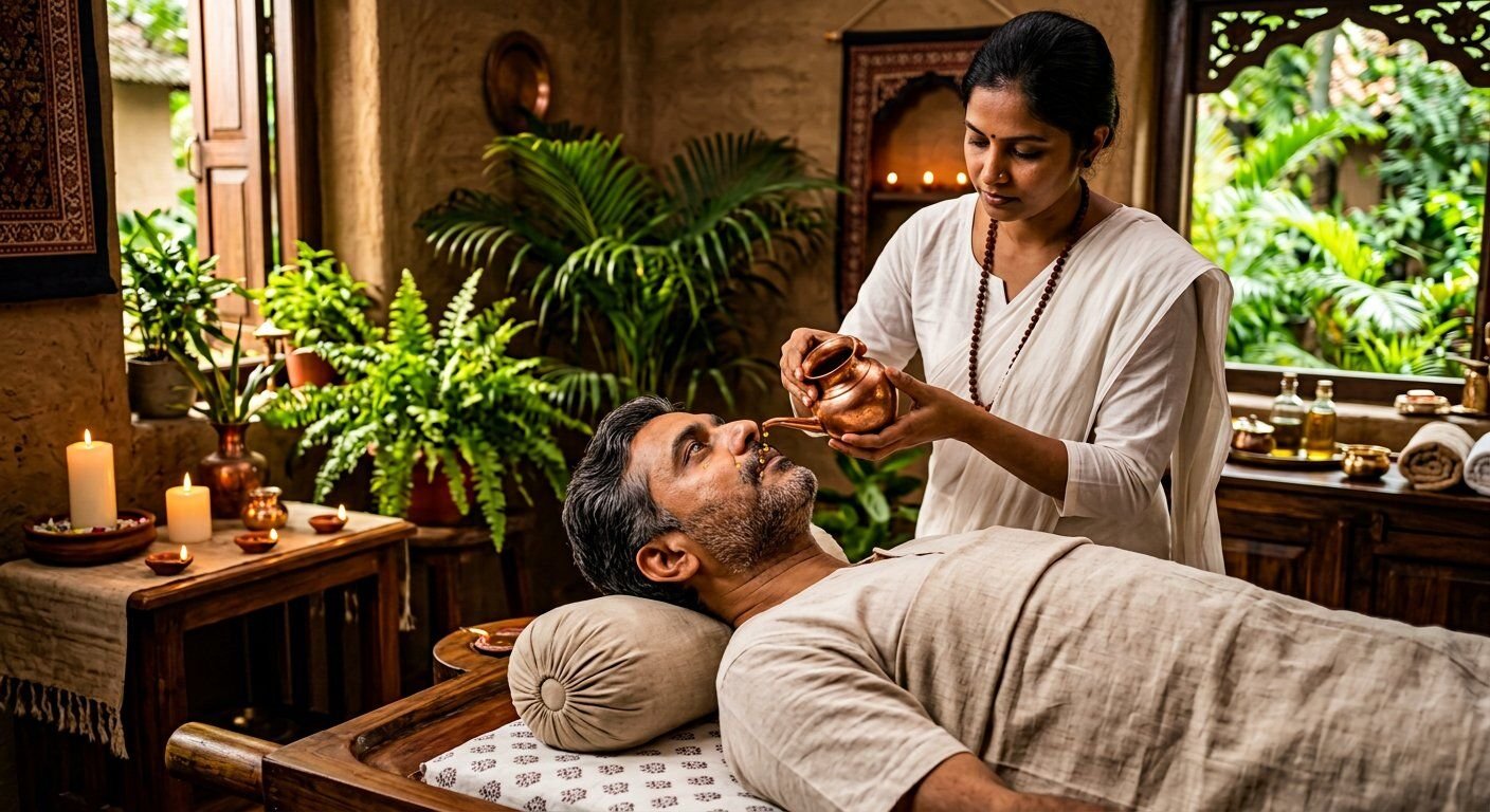 Nasya — nasal therapy