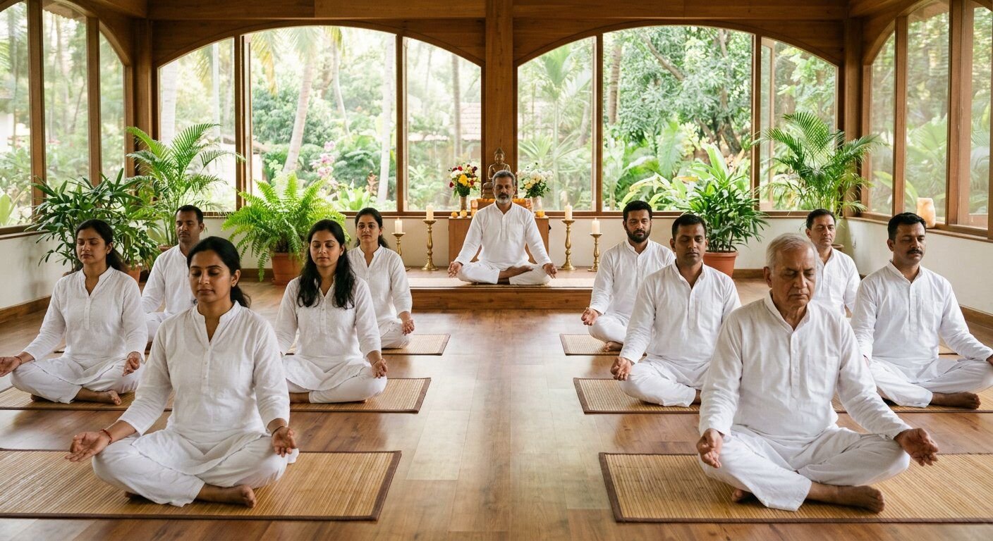 Yoga sessions at Hope Ayurveda